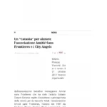 Cesare Catania dona un'opera d'arte all'associazione dei City Angels