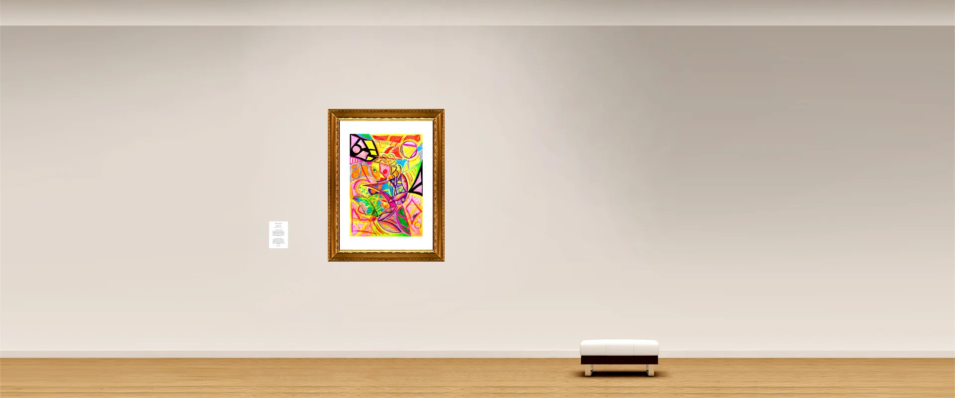 Woman With A Book Contemporary Painting Made By The Painter Cesare Catania X Slider
