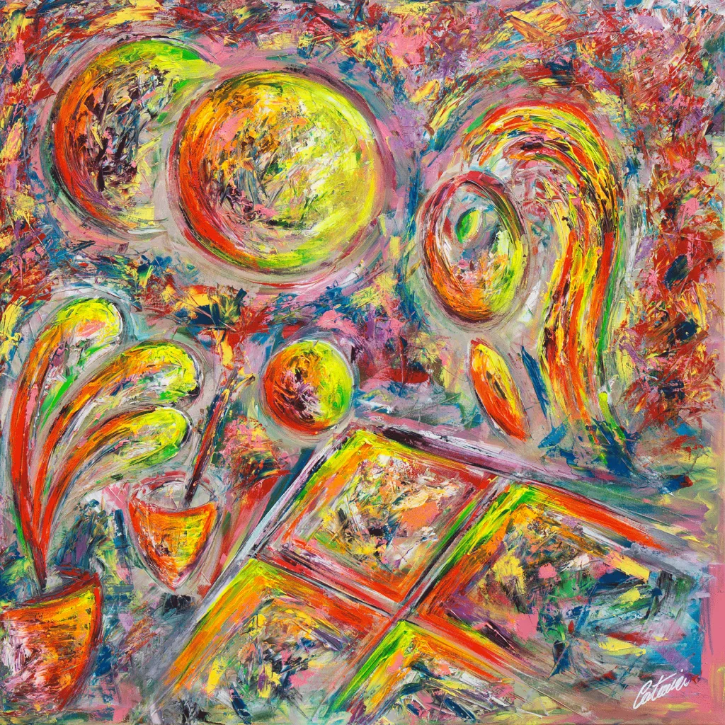 Donna che Dipinge | Pittura contemporanea | Cesare Catania