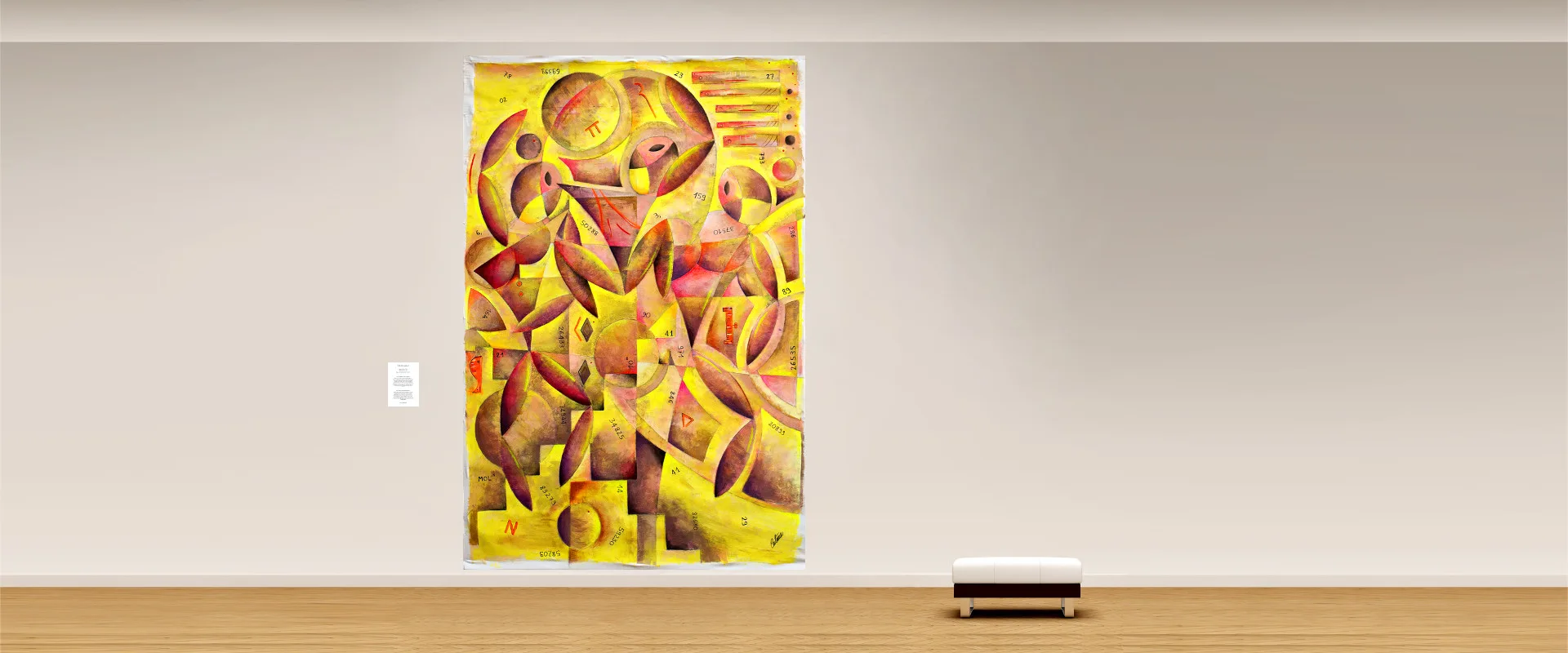 Trois Hommes Contemporary Tapestry Made By The Painter Cesare Catania X Slider