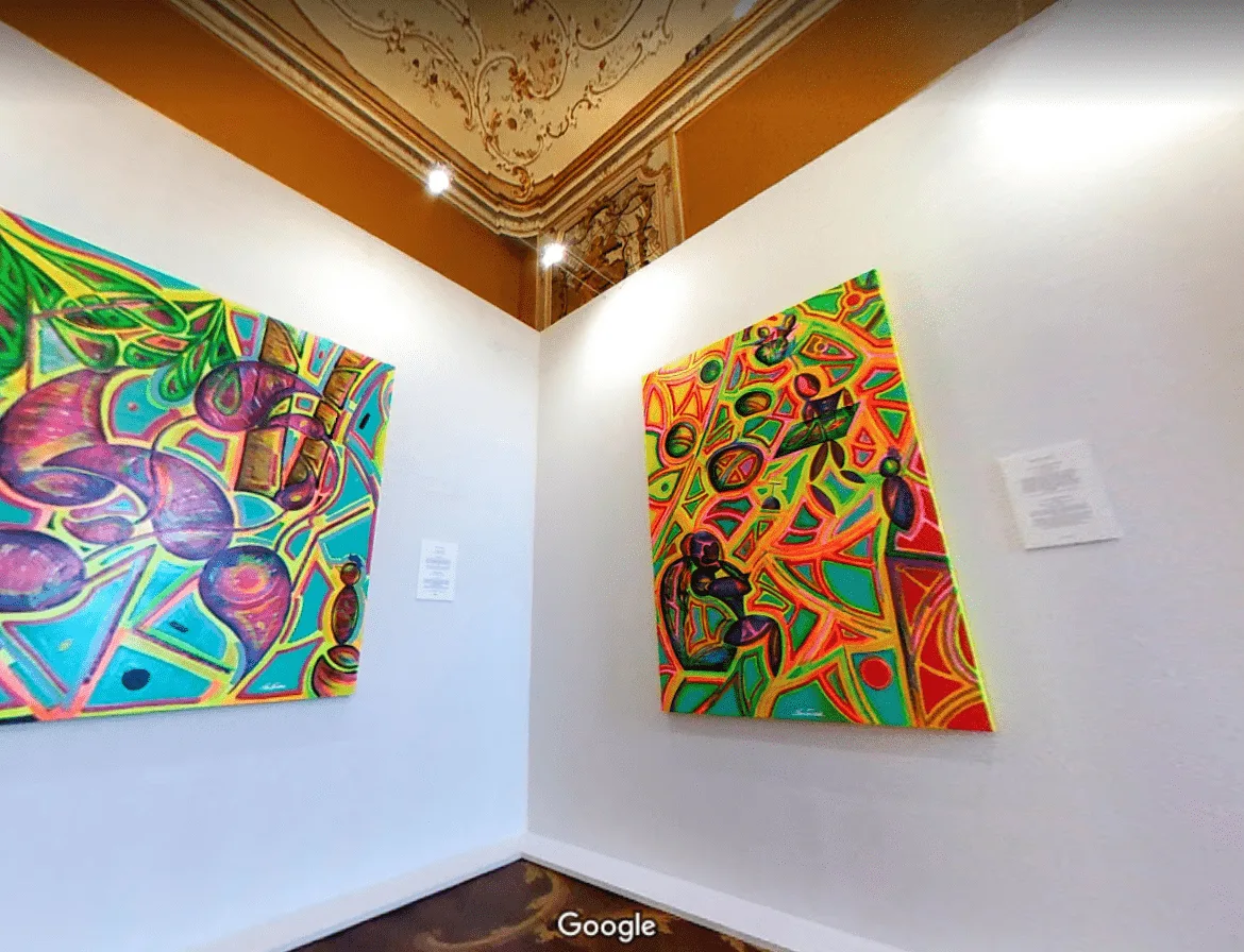 Cesare Catania Exhibition In The Villa Reale Monza Room