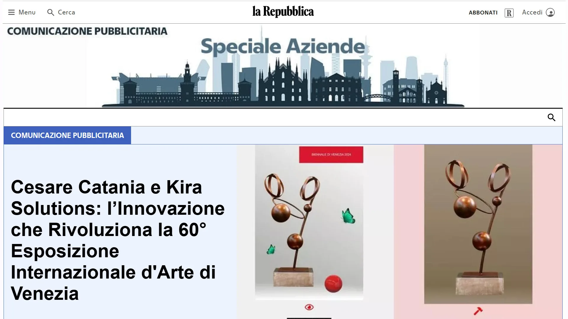 l’Innovazione che Rivoluziona la 60° Biennale di Venezia