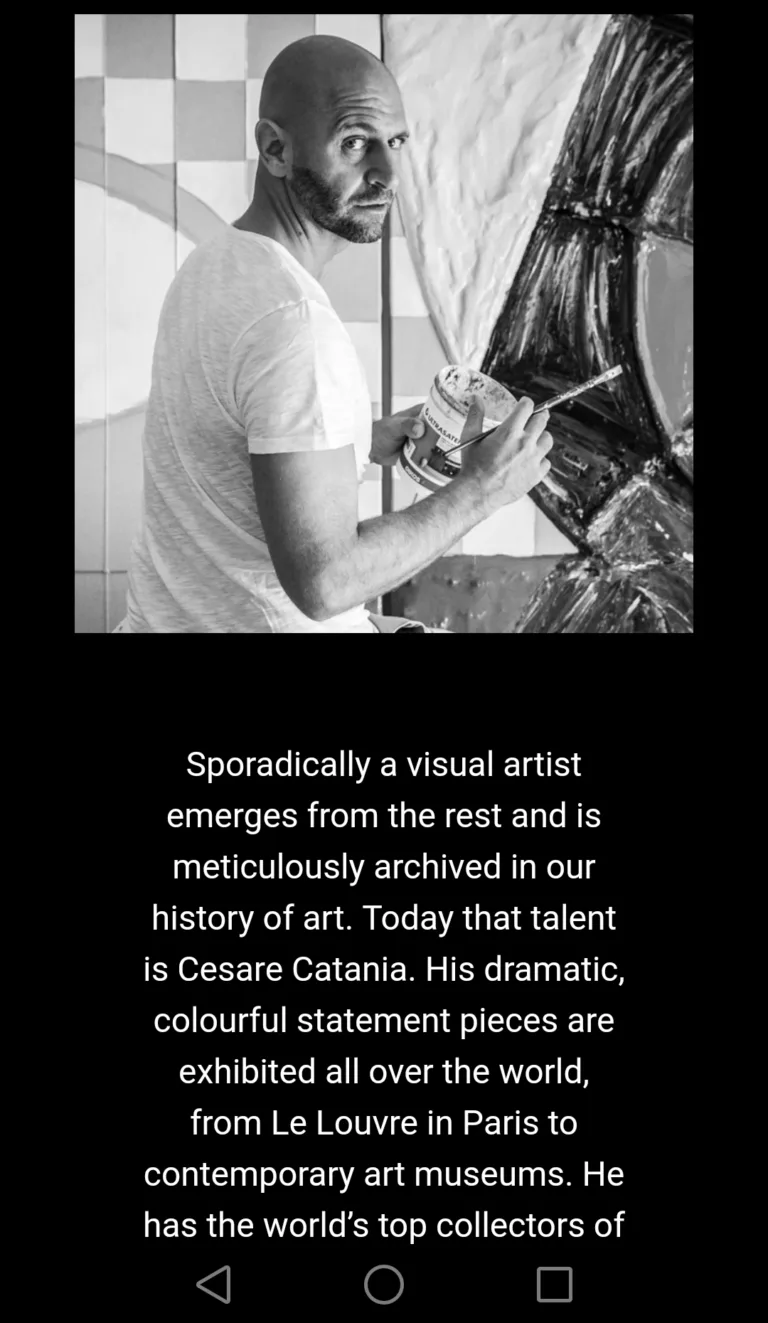 Cesare Catania Exposition Dart Contemporain A Monaco
