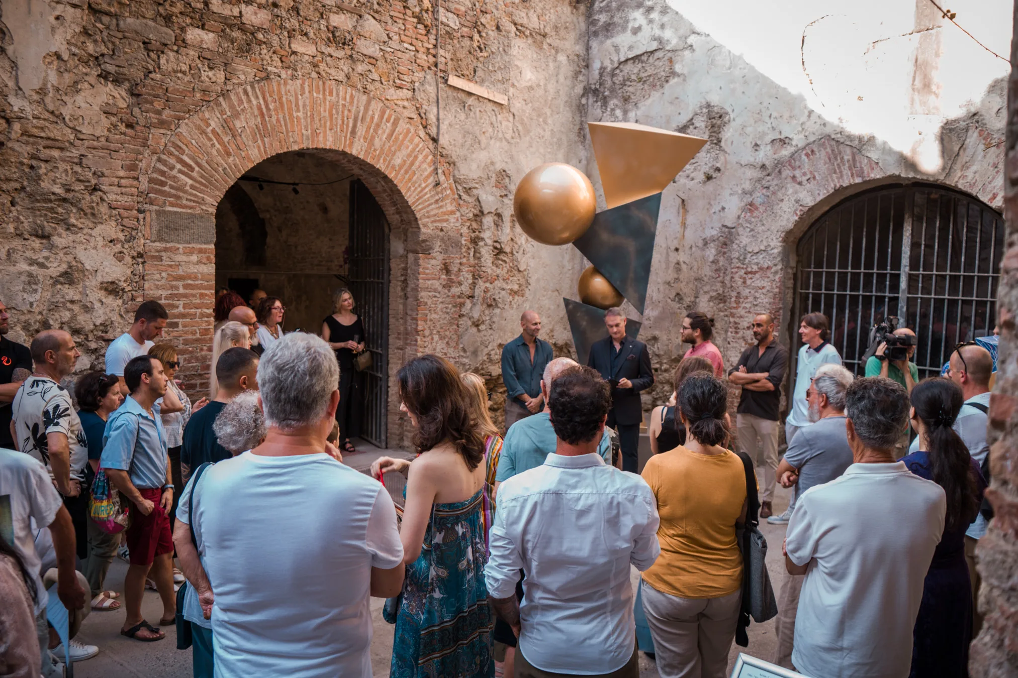 Presentazione Ufficiale della Scultura Il Cuore della Terra Phy Version a Livorno il 26 giugno 2025