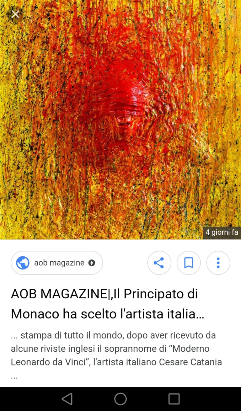Fonte: AoB Magazine - Cesare Catania - Contemporary Art