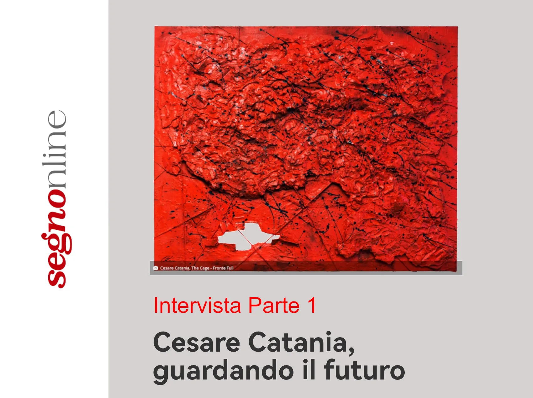 Cesare Catania: intervista sull’arte tra futuro, fantasia e tecnica