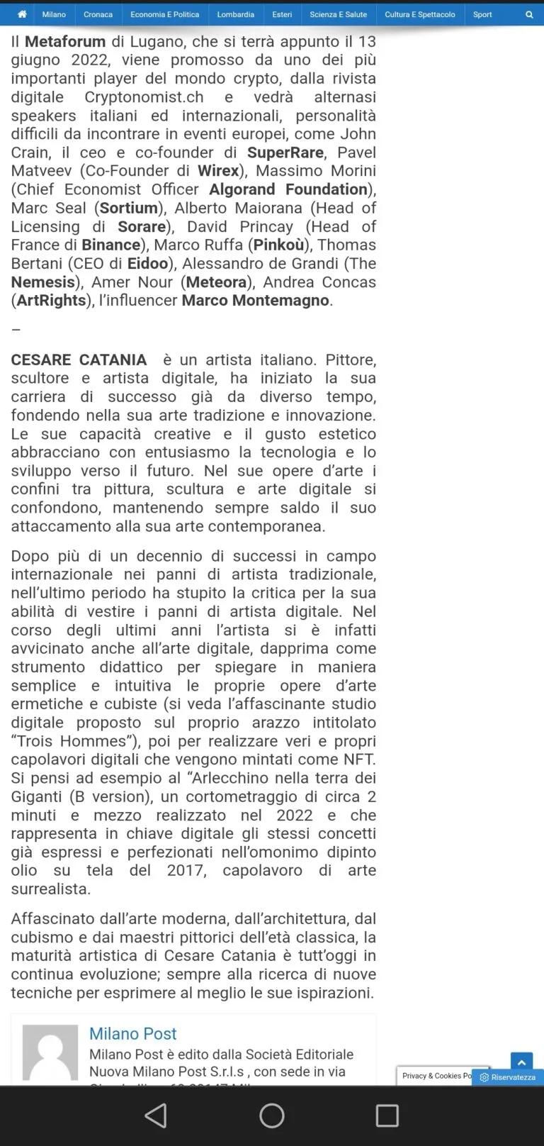 Milano Post