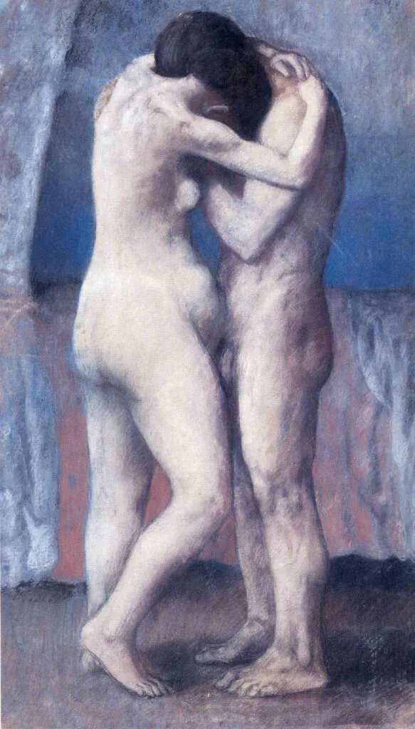Picasso The Embrace 98X57Cm Musee De Lorangerie Paris France
