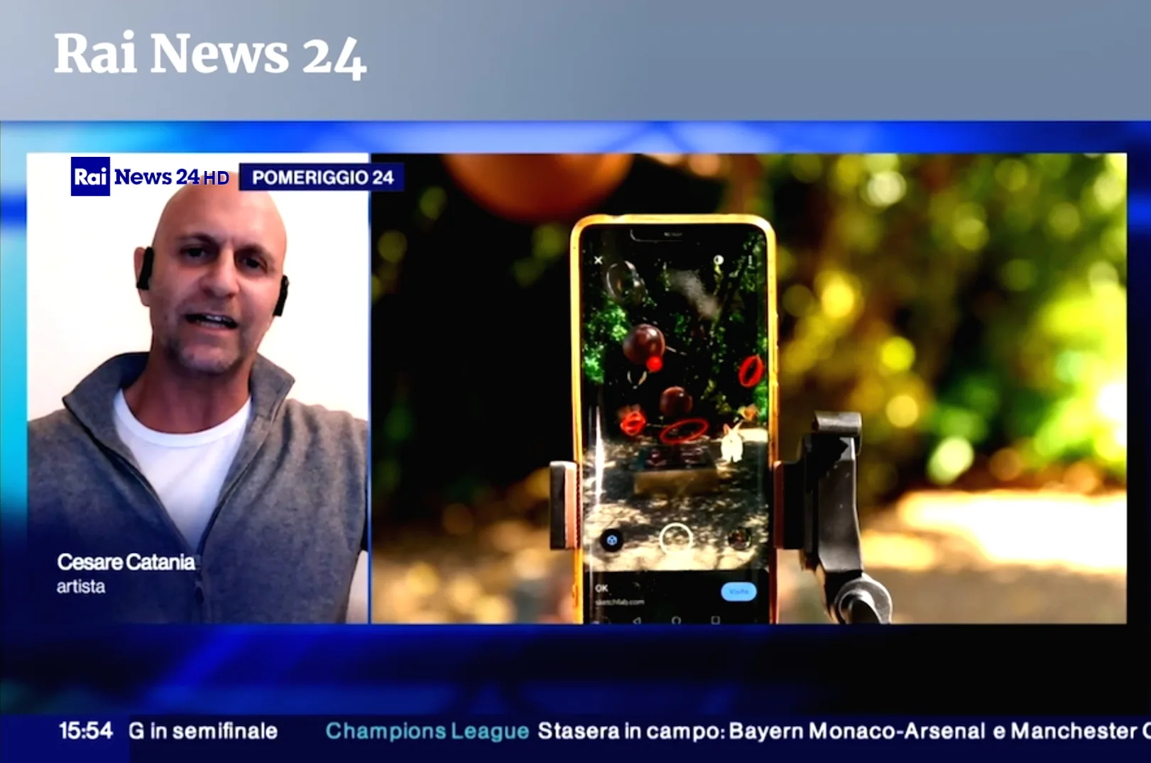 Rainews Cesare Catania Alla Biennale Di Venezia