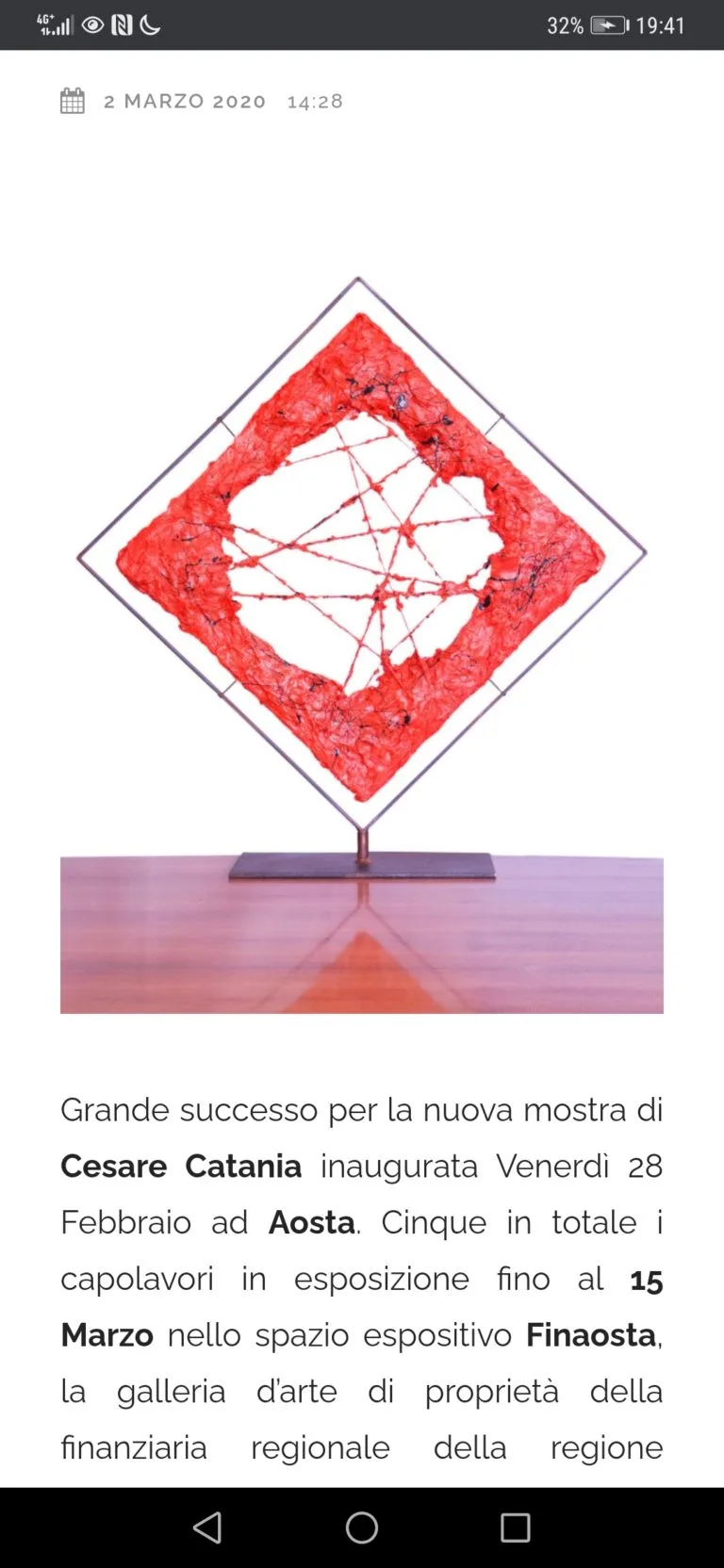 Fonte: Udite Udite - Cesare Catania - Contemporary Art