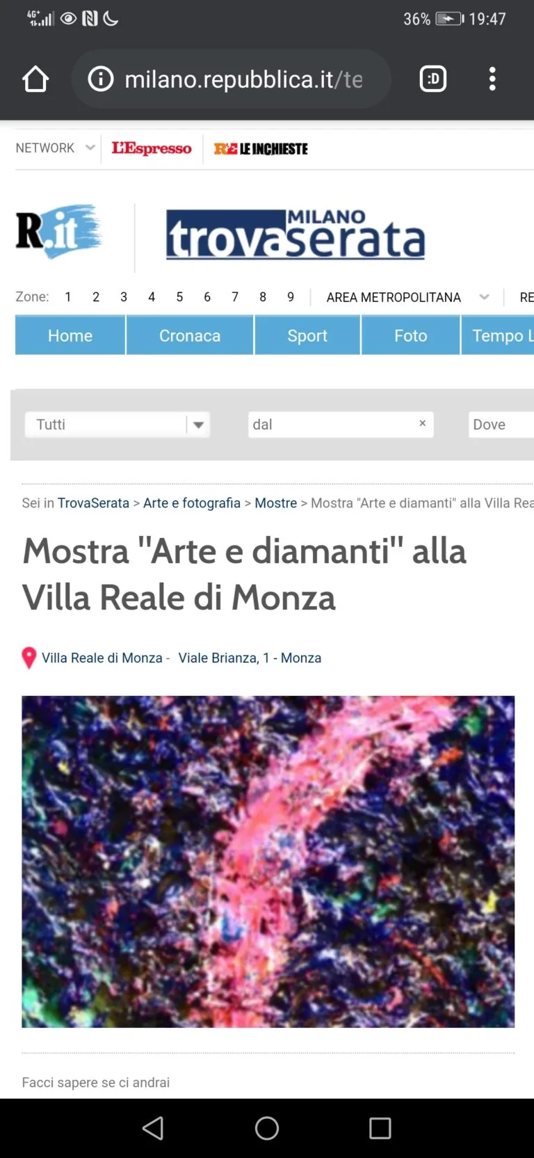 Fonte: La Repubblica - Cesare Catania - Contemporary Art