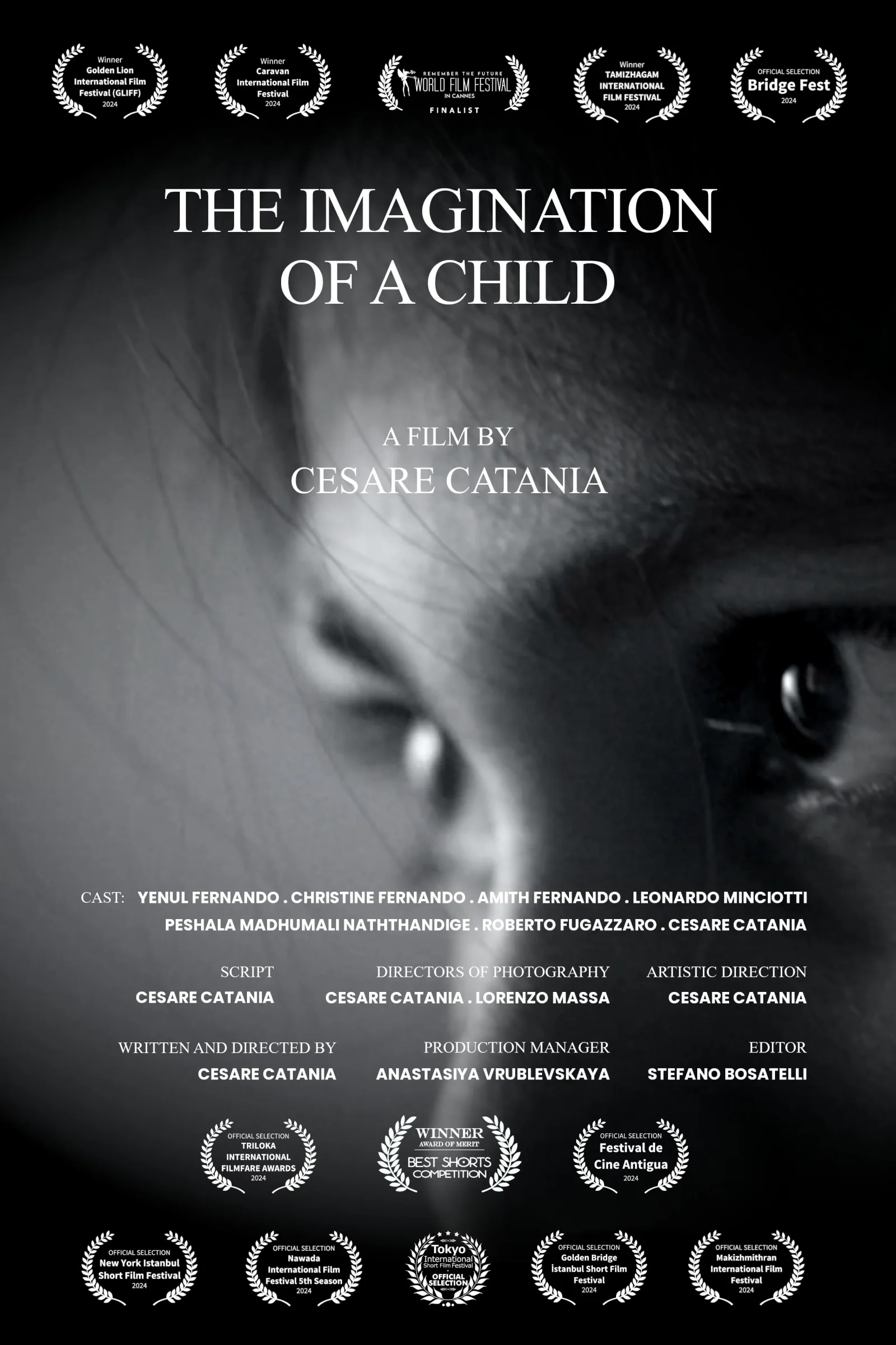 The Imagination Of A Child Cesare Catania Locandina Ufficiale Verticale