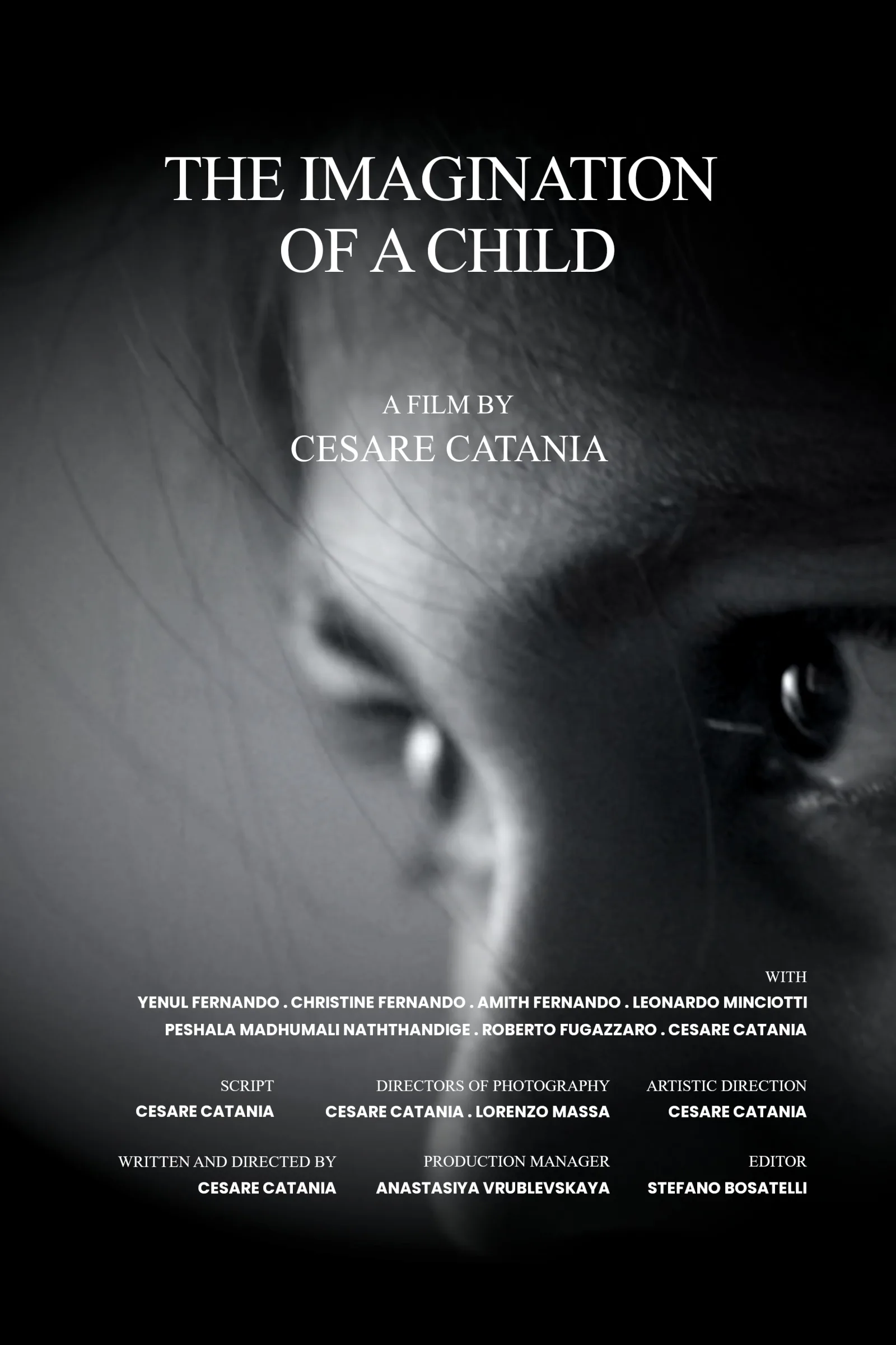 The Imagination Of A Child Cesare Catania Locandina Ufficiale Verticale