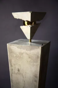 The Heart of the Earth B Version is a contemporary sculpture made by the italian artist Cesare Catania - 1 - Cesare Catania - Contemporary Art