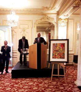 Cesare Catania dona quadro a fondazione benefica - rev 1 - Cesare Catania - Contemporary Art