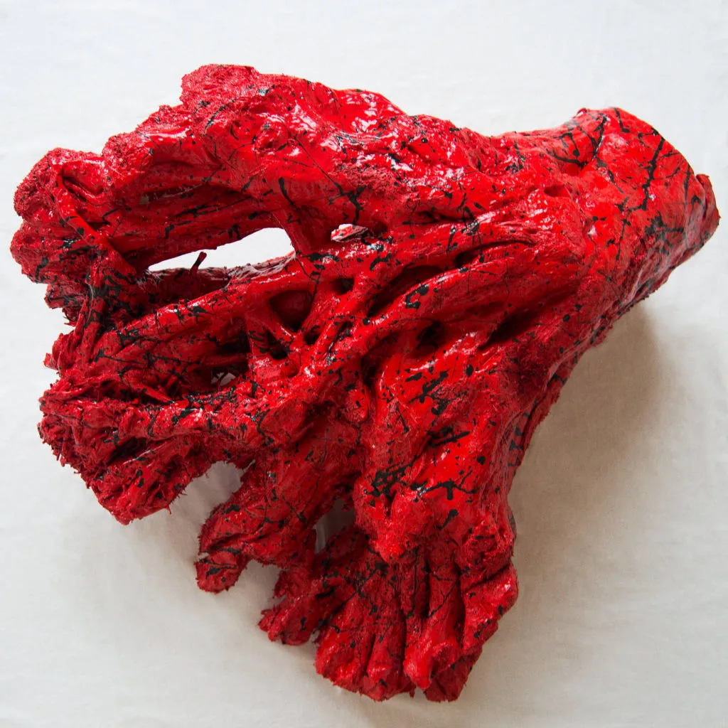 IL CUORE DELLA TERRA - Opera d’arte in acrilico e legno