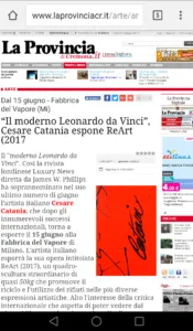 La Provincia di Cremona - Cesare Catania - Contemporary Art