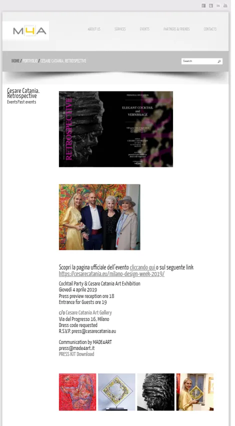 Fonte: Made 4 Art - Cesare Catania - Contemporary Art