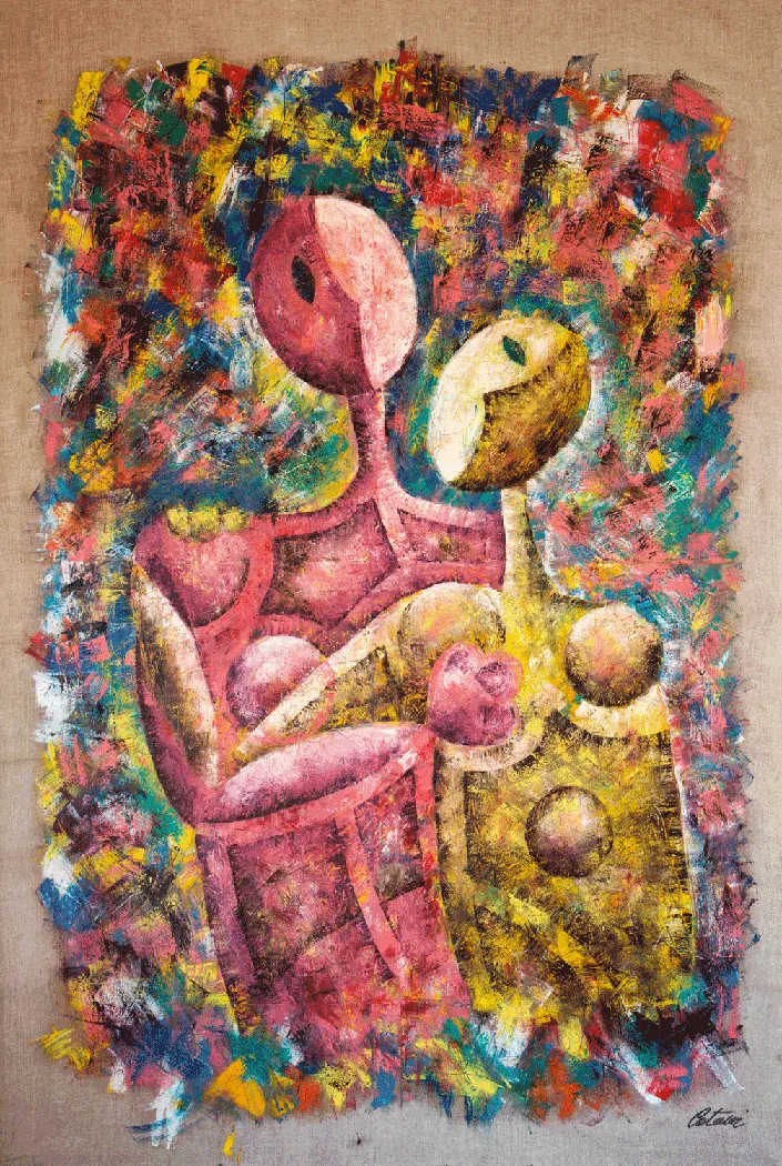 L'Abbraccio - opera di Cesare Catania